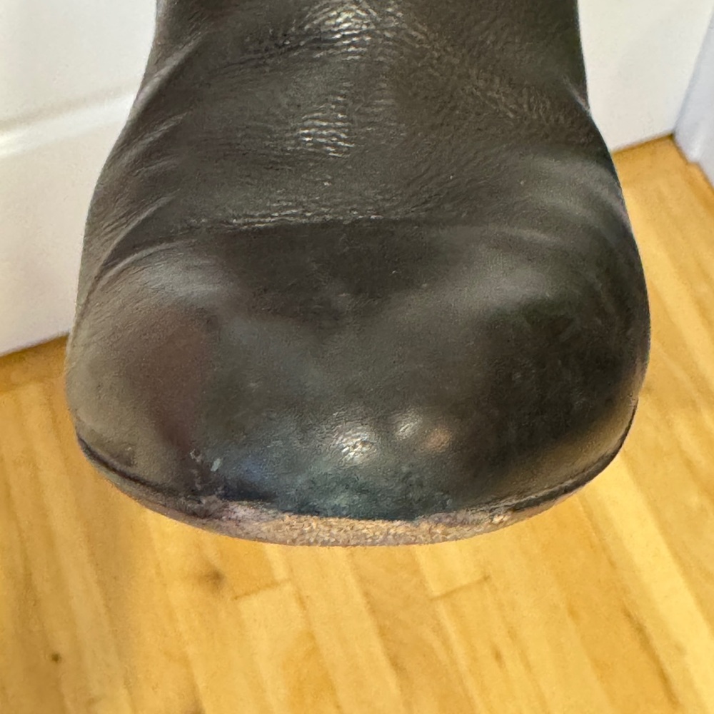 Jimmy Choo Tall Black Leather Over-the-Knee Boots - Picture 9 of 13